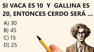 7 PREGUNTAS DE RAZONAMIENTO LÓGICO - Nivel 1 - Prof. Bruno Colmenares