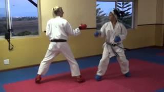 Karate Kumite Takedown Leg sweep