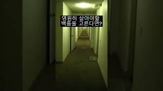 영원히 살아야할 백룸을 고른다면? #2 #shorts