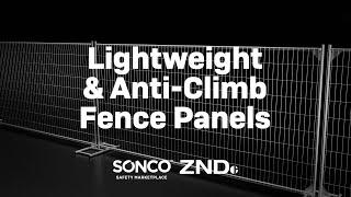 SONCO & ZND | Lightweight & Anti-Climb Fence Panels