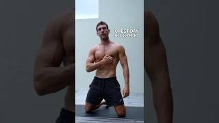 Chest workout at home (no equipment) 