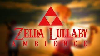 Zelda Lullaby Sleeping Sounds  Relax/Study Zelda Music Rain Ambience and Camp Fire