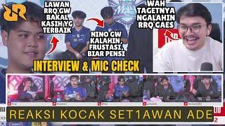 PESAN FAVIAN UNTUK RRQ HOSHI! REAKSI MAS ADE INTERVIEW & MICK CHECK ALTER EGO VS TIM LIQUID!