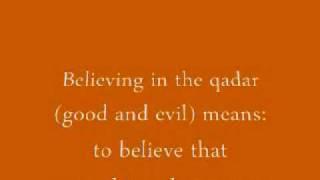 Believing in the Qadar