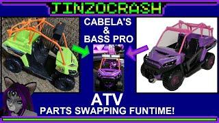 Cabela's / Bass Pro Shops ATV parts swap for GI Joe figures!