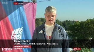 Dave Clarke (British Paralympic Association) On BBC Breakfast [28.08.2024]