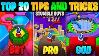 Top 20 Tips & Tricks in Stumble Guys | Ultimate Guide to Become a Pro