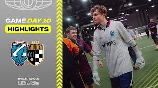 18-jähriger Goalie wieder absurd | VfR Zimbos vs. Golden XI | Highlights Baller League | Gameday 10