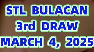 STL BULACAN RESULT 3rd DRAW RESULT MARCH 4, 2025 THIS IS IT !!! PARES JUETENG | STL RESULT TODAY