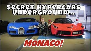 MONACO's SECRET SUPERCAR Underground garages! Reventon, Regera, 959, La Ferrari and more!