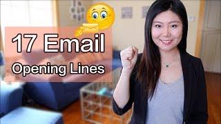 【eng全英】17个超实用Email开头句 | 17 Email Opening Lines