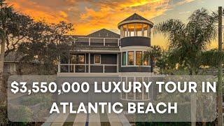 $3,550,000 Modern Luxury Home Tour in Atlantic Beach, Florida