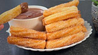 How to Make Perfect Churros at Home | Easy Churros Recipe with Chocolate