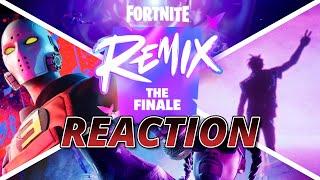 LIVE EVENT Fortnite Remix Finale Reaction (Juice WRLD Tribute)