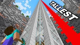 I Built The Worlds Tallest Minecraft Base