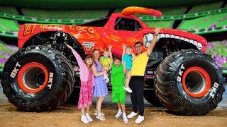 Roma i Diana odwiedzili MONSTER JAM Show