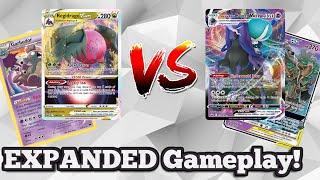 EXPANDED Regidrago VSTAR/Garbodor vs Shadow Rider Calyrex VMAX/TrevNoir GX Gameplay and Decklist!