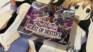 Opening Another Burst of Destiny Yugioh Booster Box TCG