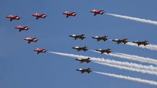 RIAT 2022 RAF Red Arrows & RoKAF Black Eagles Special Formation!