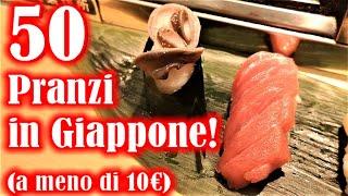 50 PRANZI in GIAPPONE (a meno di 10€) - Vivi Giappone