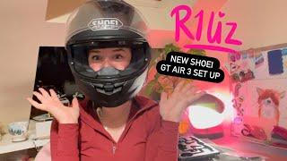 R1Liz - New Shoei GT Air 3 Set Up