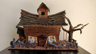 DIY Witch House Using Cardboard | Cardboard Witch House | How to Make a Witch House l Step By Step