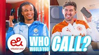 WHAT A QUESTION FOR NATHAN! | Man City's John Stones and Nathan Ake ask some fun questions!