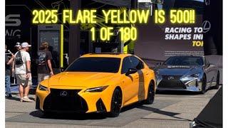 2025 Lexus IS 500 Flare Yellow! 1 of 180  | Lexus Racing USA | Petit Le Mans