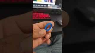 braided ring design based on a tutorial by @webduncetv. printed in sirayatech true blue resin