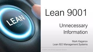 Understanding Lean Management Systems | Lean Quality Management System Courses | ISO 9001