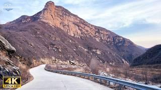 Driving on the Fuping 72 Turns of Heavenly Road 4K HDR - TAIHANG - Hebei, China