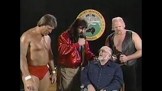 Paul Orndorff Dirty White Boy Ron Wright on Down & Dirty w/Dutch Mantell - 12/12/1992 - SMW