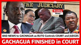 Gachagua KWISHA‼️BAD NEWS to GACHAGUA as RUTO takes CONTROL of COURT and JUDGES Wetangula SPEAKS