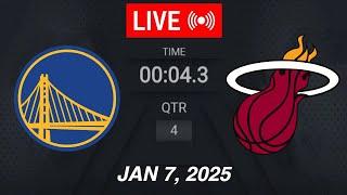 NBA LIVE! Golden State Warriors vs Miami Heat | January 7, 2025 | 2025 NBA Season Live 2K