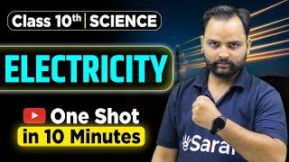 Electricity Class 10 One Shot Revision in 10 Min | Class 10 Science Chapter 11 | NCERT