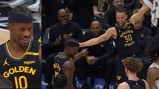 Jimmy Butler having fun with Steph Curry in Warriors debut - Full Highlights 25pts