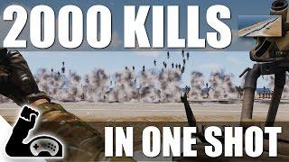 BIGGEST KILL IN GAME HISTORY -  2000 KILLS IN ONE SHOT !   - GamerMuscleVideos