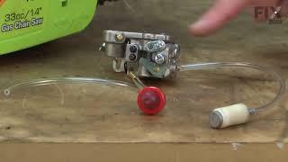 Poulan Chainsaw Repair - How to Replace the Purge Bulb