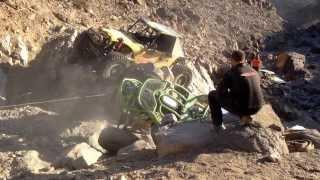 Plow boy winching wrecking ball. KOH2014