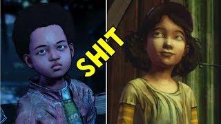 AJ Swear vs Little Clem Swear - The Walking Dead The Final Season