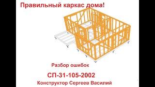 Обзор ошибок проектов каркасных домов. Как проектировать правильно?