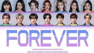 BABYMONSTER X ENHYPEN - FOREVER Lyrics (Color Coded Lyrics)