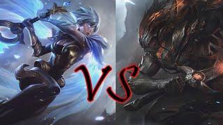 FASCINATING POETIC Quote battle between Nightbringer Yasuo and Dawnbringer Riven.