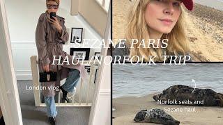 SEZANE HAUL, TRIP TO NORFOLK AND LONDON FUN/VLOG/Eva McMahon