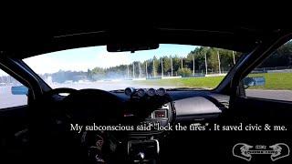 Saving a high speed spin & Q1 lap Ahvenisto race - 2nd Mod Comp - Hannu Kinnula - Time Attack - 2021