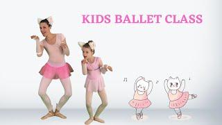 Ballet For Kids | Kitty Cat Ballerina Ballet | Kids Ballet Ages 3-8 | Pas De Chat Ballet Tutorial