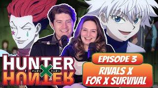 MEET HISOKA AND KILLUA! | Hunter X Hunter Married Reaction | 1x3, "Rivals x For x Survival"