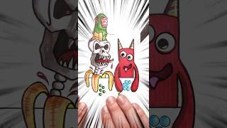 Chimpanzini Bananini️returns Candys #papercraft #animation #toonymoonyart #chimpanzinibananini