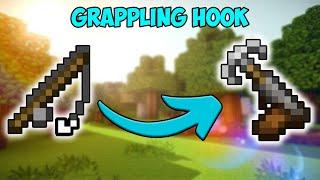 How to Get a Grapple Hook in Minecraft Bedrock | Bedrock Command Block Tutorial