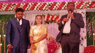 వివాహ సందేశం || Raj Kamal and Namratha || Pastor J.Arun Kumar gaaru || కొణితివాడ